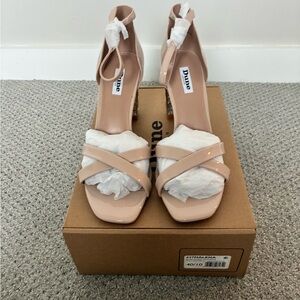 Dune London Nude Strappy Heels